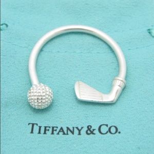 Tiffany & Co. Golf ball key ring